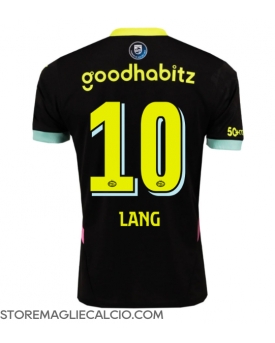 PSV Eindhoven Noa Lang #10 Maglia Gara Trasferta Repliche 2024-25 Maniche Corte